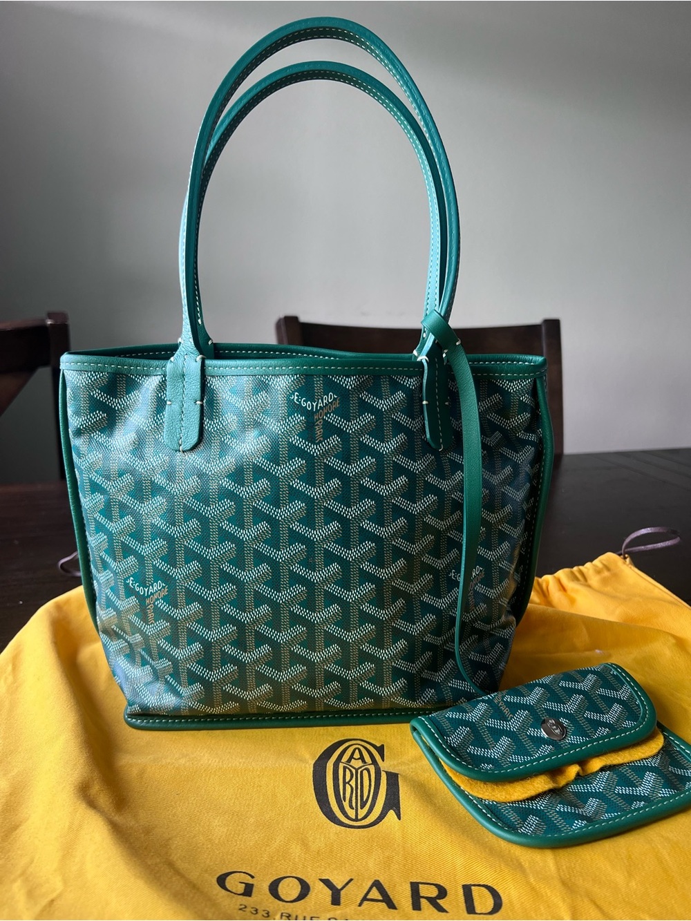 Authentic Goyard Reversible Mini Anjou - Picture 4 of 14